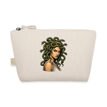 Medusa Schlangenhaar Ikone - Bio-Täschchen - Natur - Vorne