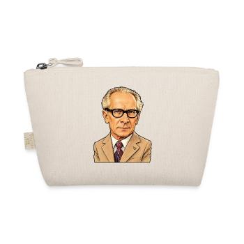 Erich Honecker Karikatur (ohne Hintergrund) - Bio-Täschchen - Natur - Vorne