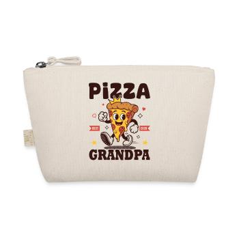 Pizza-Opa – das beste lustige Pizza-Liebhaber-Geschenk aller Zeiten - Bio-Täschchen - Natur - Vorne
