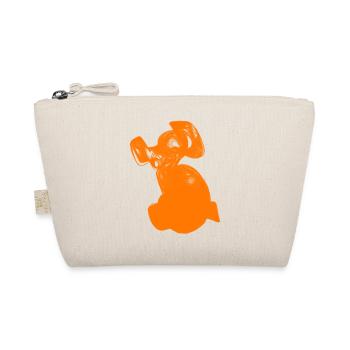 Der orange Hund - Bio-Täschchen - Natur - Vorne