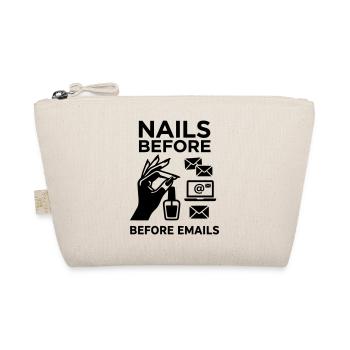 nails before mails - Organic Pouch - nature - Front