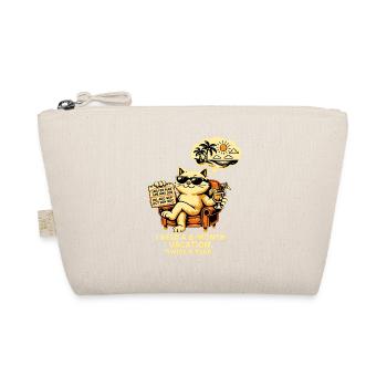 I need 6 months of vacation, 2x a year – Cool Cat - Organic Pouch - nature - Front
