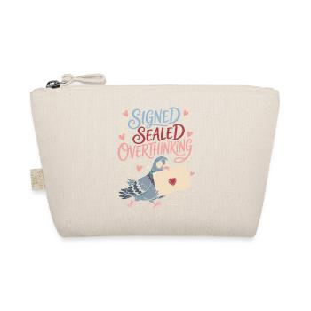 Signed Sealed Overthinking Dove - Organic Pouch - nature - Front