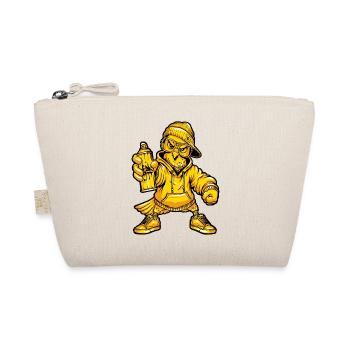 Graffiti Dove Character - Organic Pouch - nature - Front