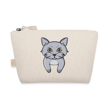 Portrait de chaton gris avec un chat qui regarde en regardant - Trousse biologique - nature - Devant