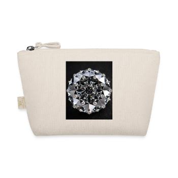 Diamond Geometric Mandala - Organic Pouch - nature - Front