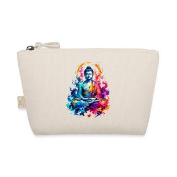 Buddha Meditation Color Splash - Organic Pouch - nature - Front