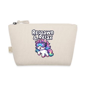 Unicorn VR Chill: Respawn & Relax - Organic Pouch - nature - Front