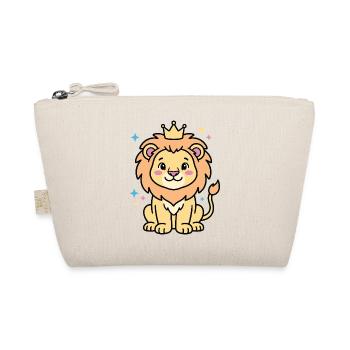 Pastel chic crowned lion cub - Organic Pouch - nature - Front