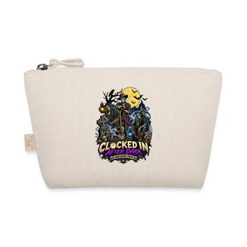 Clocked In After Dark – Graveyard Crew - Bio-Täschchen - Natur - Vorne