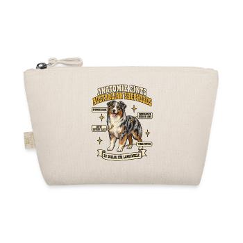 Anatomie eines Australian Shepherds - Bio-Täschchen - Natur - Vorne