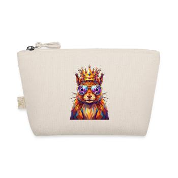 Poly Art Eichhörnchen - Bio-Täschchen - Natur - Vorne