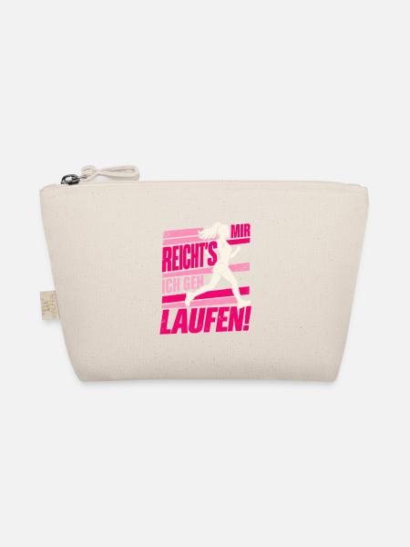 Mir reicht's Laufen Läuferin Geburtstag Geschenk - Bio-Täschchen - Natur