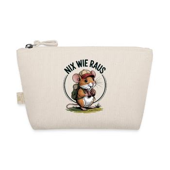 Outdoor Maus - Bio-Täschchen - Natur - Vorne