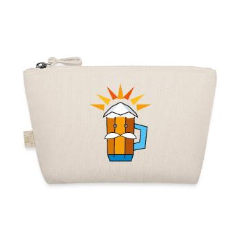 Happy BEER - Bio-Täschchen - Natur - Vorne