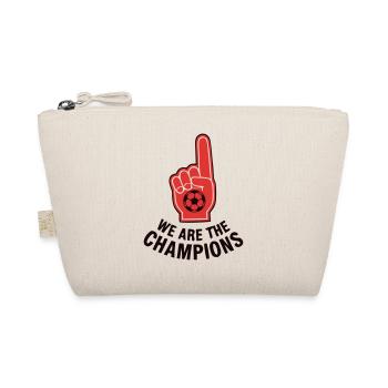 Fussball Champions Hand Logo - Bio-Täschchen - Natur - Vorne