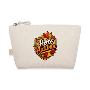 Hallo Herbstlaub Logo - Bio-Täschchen - Natur - Vorne