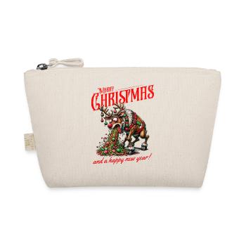 Merry Christmas - Zu viel  Weihnachten - Bio-Täschchen - Natur - Vorne