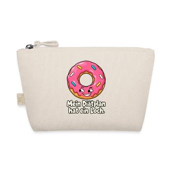 Donut mit Diätlücke - Bio-Täschchen - Natur - Vorne