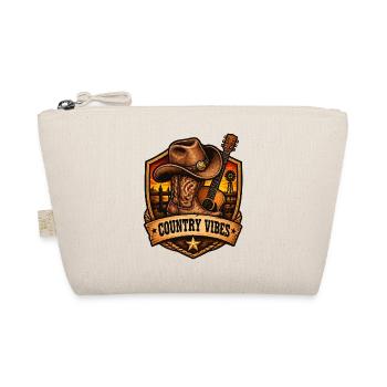 Country Vibes Western Sunset Shield - Bio-Täschchen - Natur - Vorne
