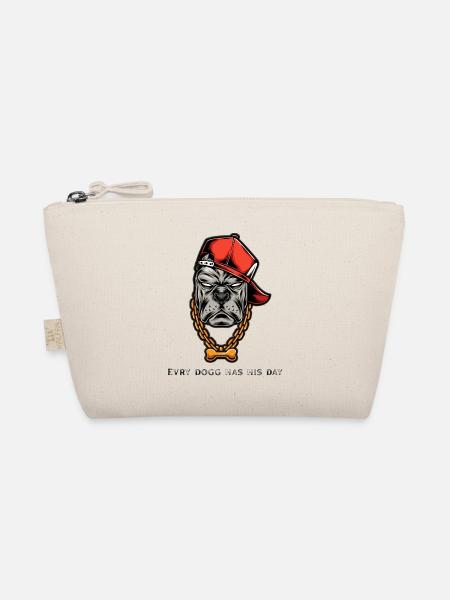 Bulldog Street Cap Halskette - Bio-Täschchen - Natur