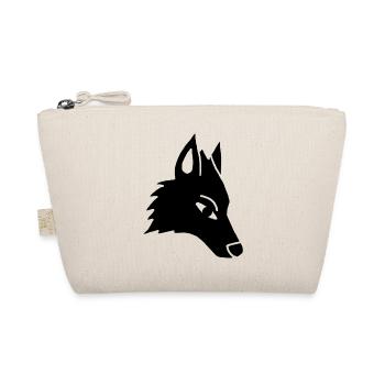 Wolf's Head Manga (schwarz) - Bio-Täschchen - Natur - Vorne
