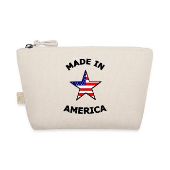 Amerikanische Flaggenstern - Bio-Täschchen - Natur - Vorne