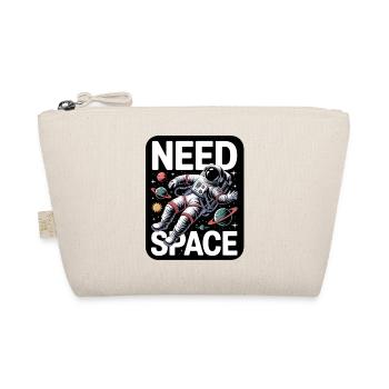 I Need Space - Bio-Täschchen - Natur - Vorne