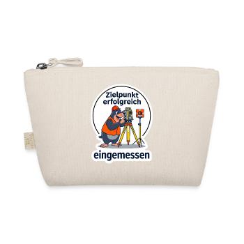 Vermesser Vermessung Techniker Geodät T-Shirt - Bio-Täschchen - Natur - Vorne