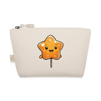 Kawaii Stern-Lutscher - Bio-Täschchen - Natur - Vorne