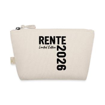 Rente 2026 Limited Edition Ruhestand - Bio-Täschchen - Natur - Vorne