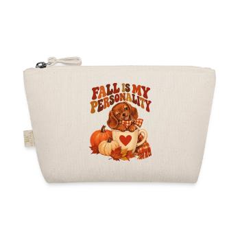Fall Is My Personality Dachshund Puppy - Bio-Täschchen - Natur - Vorne