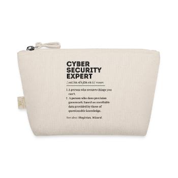 Witzige Definition des Cyber-Sicherheitsexperten - Bio-Täschchen - Natur - Vorne