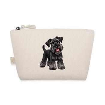 Riesenschnauzer im Kawaii Style - Bio-Täschchen - Natur - Vorne