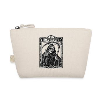 Grim Reaper Last Responder Tarot Card Okult Skelet - Bio-Täschchen - Natur - Vorne