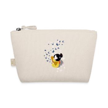 Kokeshi qui joue avec des papillons - Trousse biologique - nature - Devant