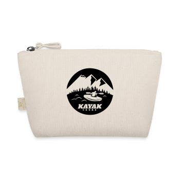 KAYAK TOUREN KANU RAFTING WASSER FLUSS SPORT MOTIV - Bio-Täschchen - Natur - Vorne