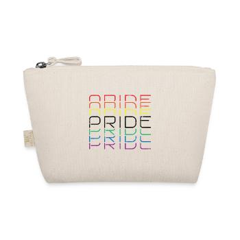 PROUD RAINBOW LOVE LGBT SAYING MOTIFS GIFT - Organic Pouch - nature - Front