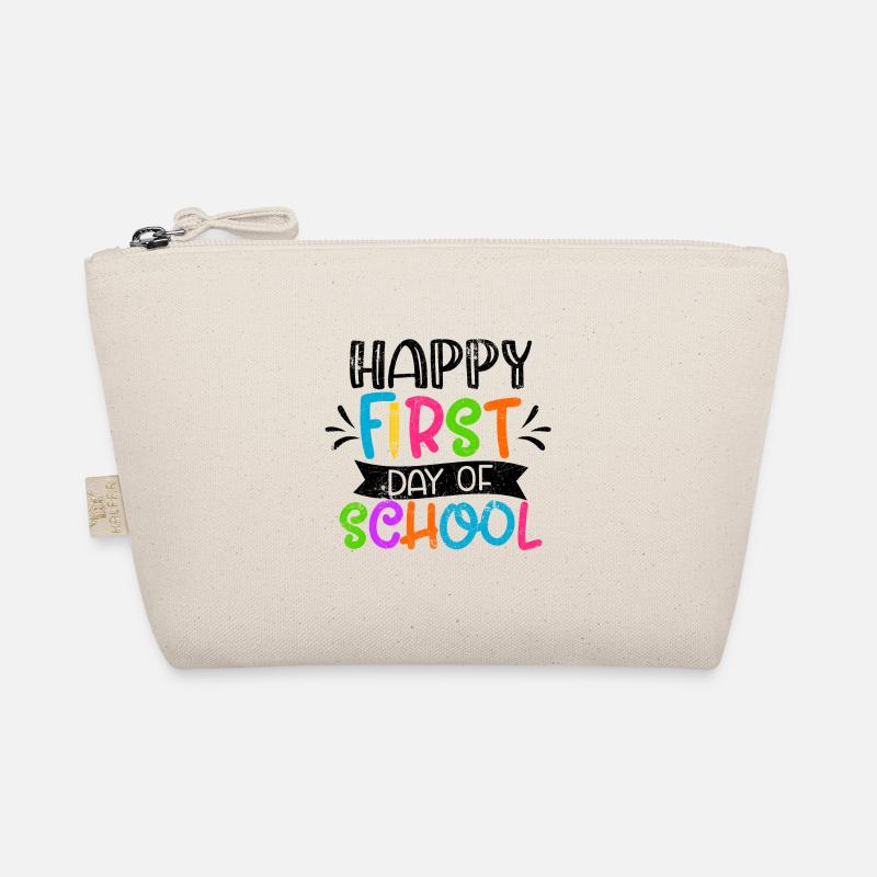 FRÖHLICH ERSTER SCHULTAG SCHULE EINSCHULUNG SPRUCH Bio-Täschchen