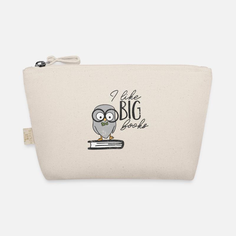 GREAT BOOKS BOOK LEARN SCHOOL READ EAGLE OWL MOTIF Organic Pouch