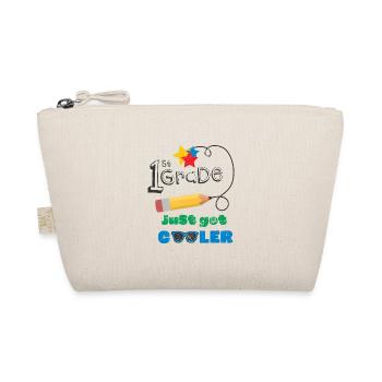 FIRST CLASS COOL BACK TO SCHOOL SCHOOL DAY ABC SAYINGS - Organic Pouch - nature - Front