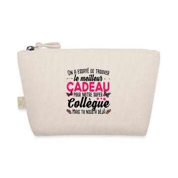 Collègue Retraite Femme T-shirt Mug Cadeau - Trousse biologique - nature - Devant