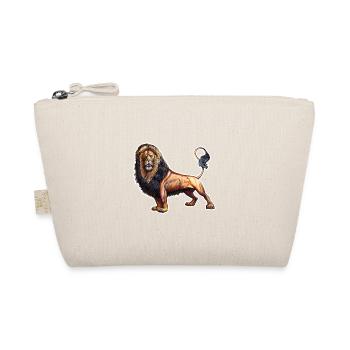 Lion t-shirt. Animal motif. - Organic Pouch - nature - Front