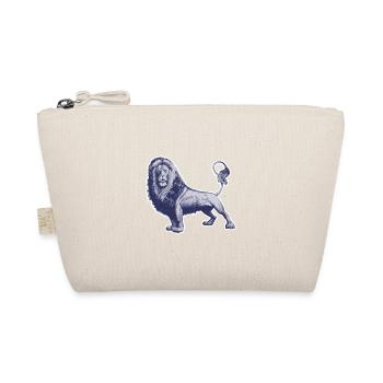Lion t-shirt. Animal motif. - Organic Pouch - nature - Front