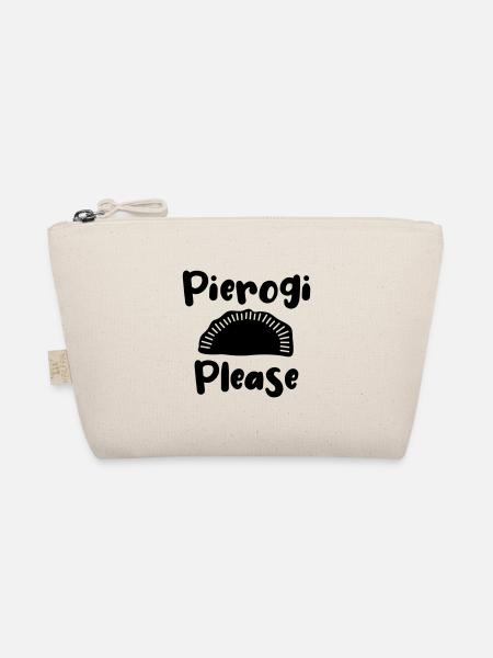 Pierogi please - Polen Polnisches Essen Pirogge - Bio-Täschchen - Natur - Vorne