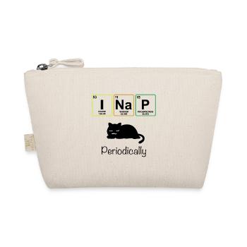 I Nap Cat Periodic Table Teacher T Shirt Gift - Organic Pouch - nature - Front