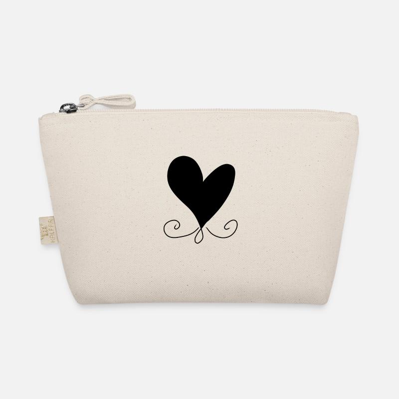 Herz Muster Symbol Bio-Täschchen