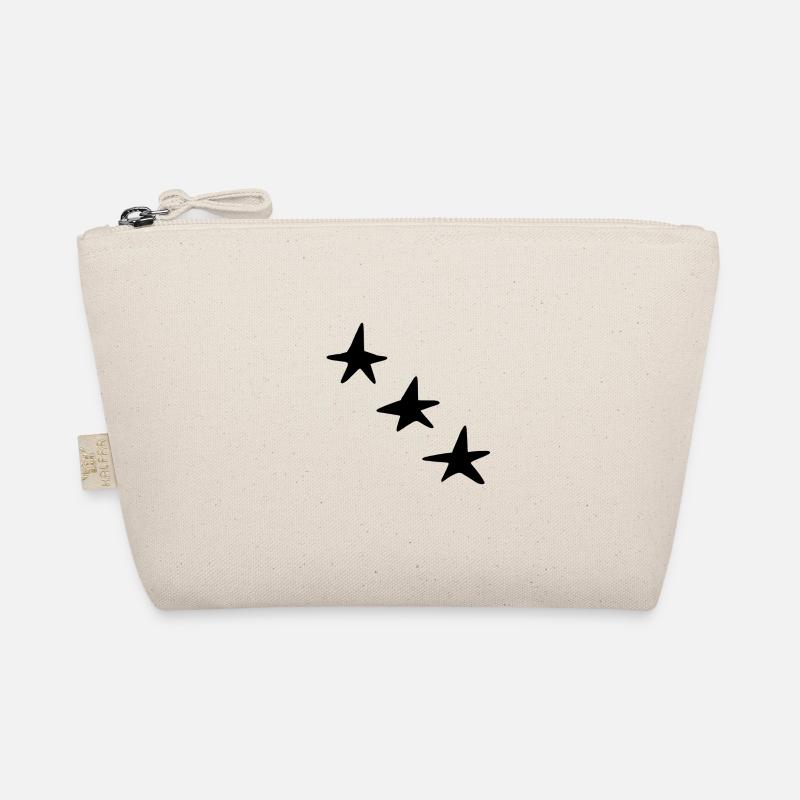 Shapes Three Star Star Icon Organic Pouch