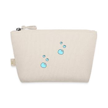 Soap bubbles circles shape water pattern - Organic Pouch - nature - Front