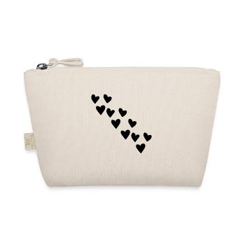 motif coeurs symbole coeur forme d’amour - Trousse biologique - nature - Devant